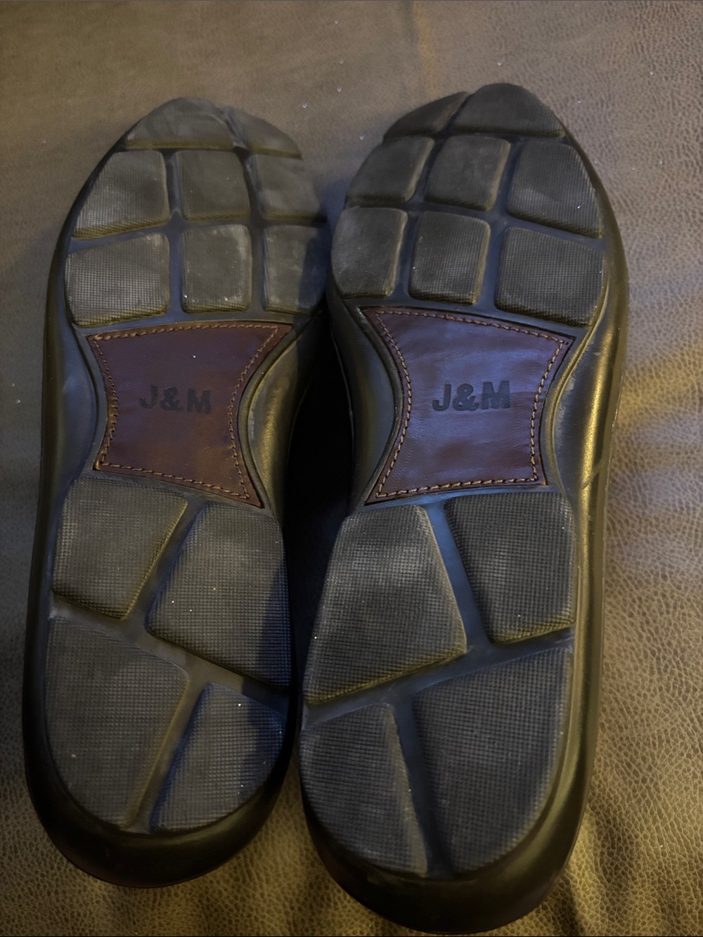 Johnston & Murphy Men's Brown Leather Penny Loafers - Picture 5 of 8